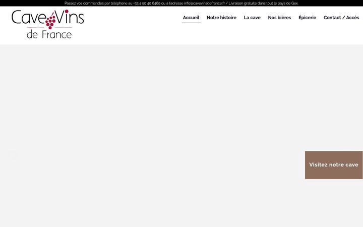 Screenshot of cavevinsdefrance.fr
