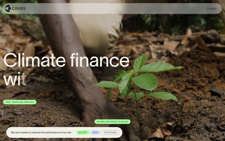 Screenshot of cavex.io