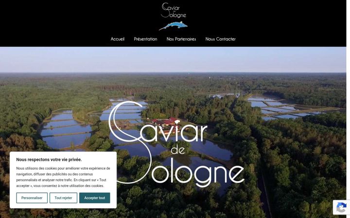 Screenshot of caviardesologne.fr