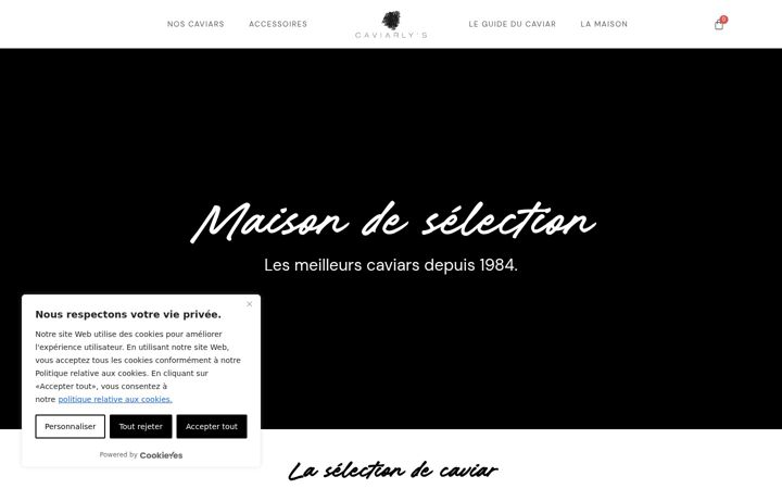 Screenshot of caviarlys.fr