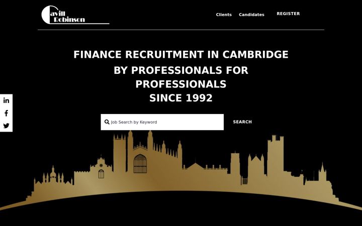 Screenshot of cavillrobinson.co.uk