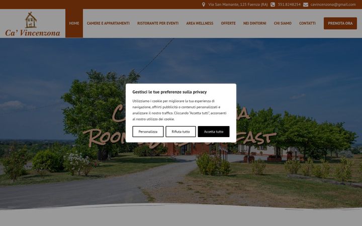 Screenshot of cavincenzona.it