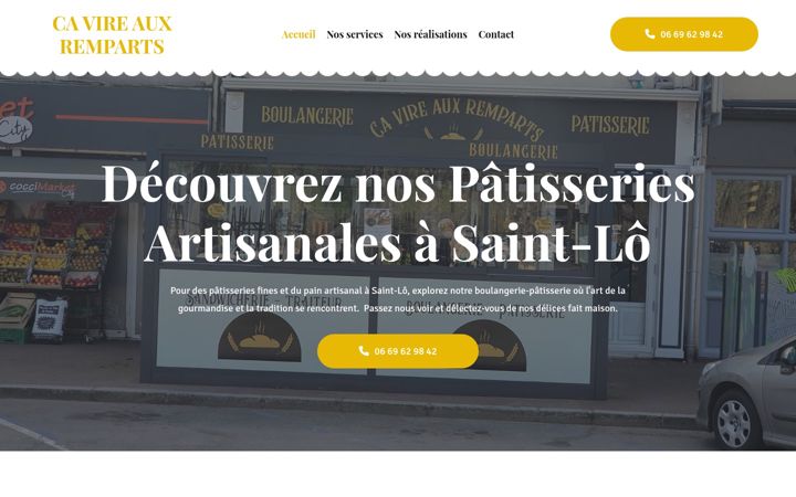 Screenshot of cavireauxremparts.fr
