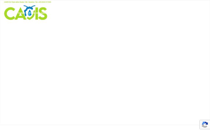 Screenshot stránky cavis.it