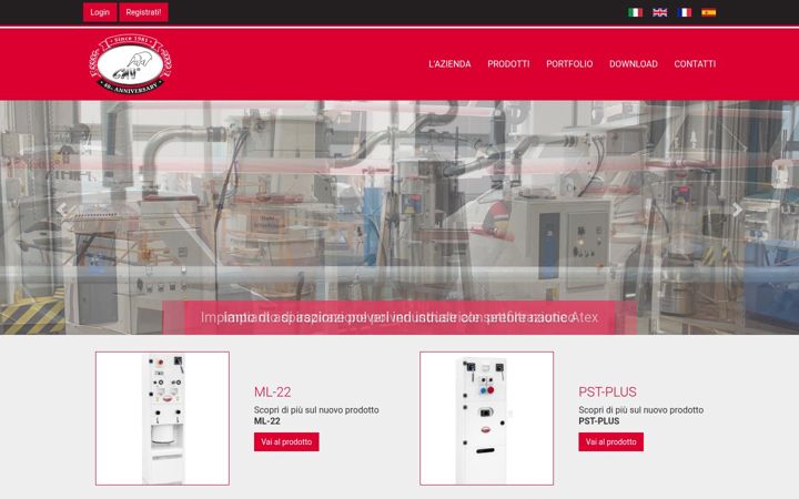 Screenshot of cavitaly.com