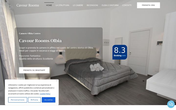 Captura de pantalla de cavourroomsolbia.it