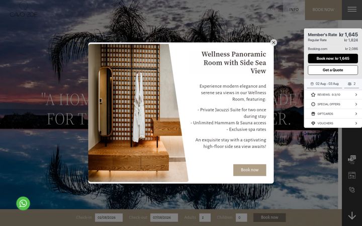 Screenshot of cavozoe.com