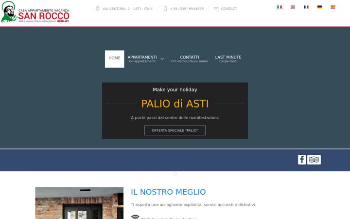 Screenshot of cavsanrocco.it