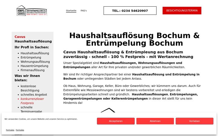 Screenshot of cavus-haushaltsaufloesung.de