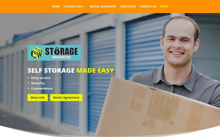 Screenshot von cawstorage.co.za