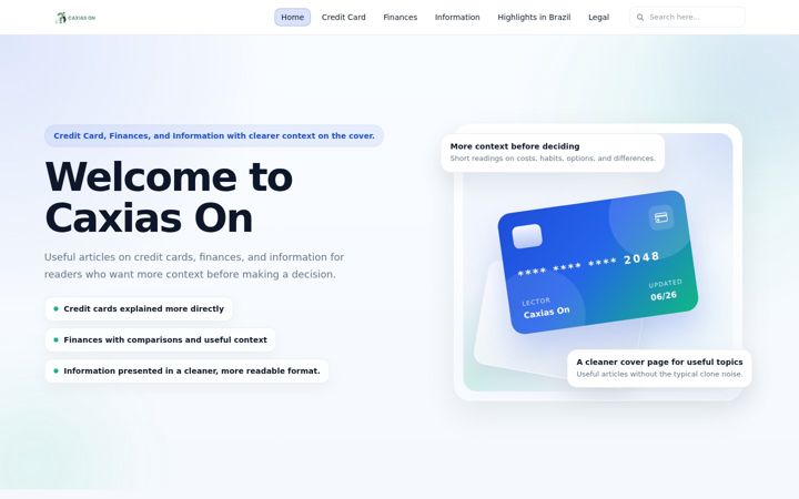 Screenshot of caxiason.com.br