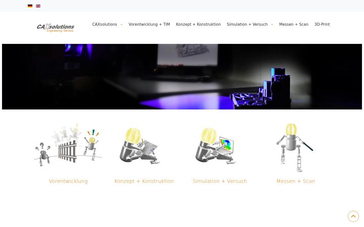 Screenshot of caxsolutions.net