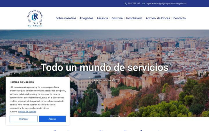 Screenshot του cayetanorengel.com