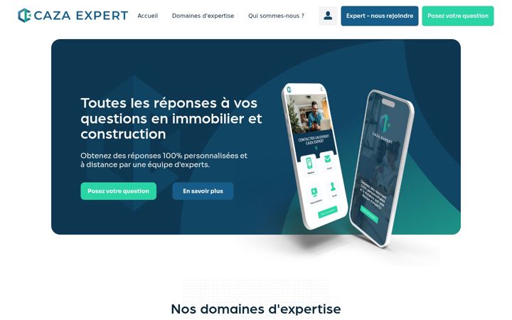 Screenshot of cazaexpert.fr