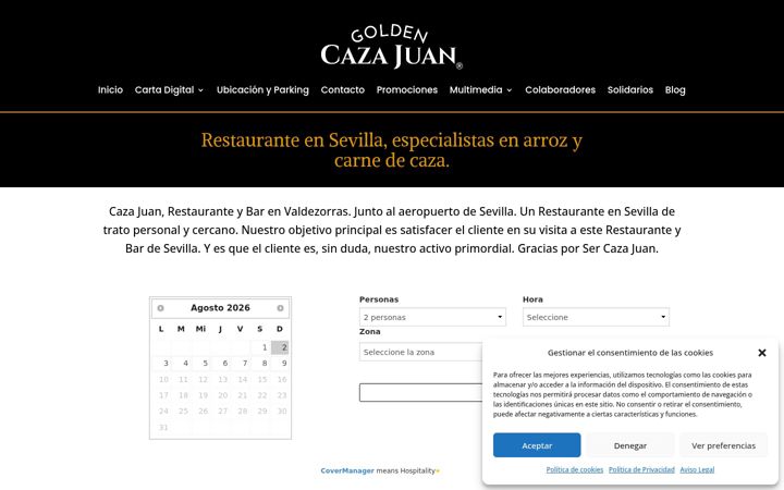 Screenshot of cazajuan.com