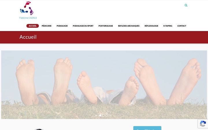 Screenshot του cazals-pedicure-podologue.fr