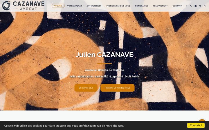 Screenshot of cazanave-avocat.com