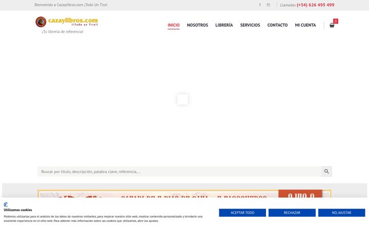 Screenshot of cazaylibros.es