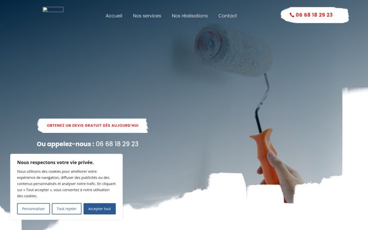 Screenshot of cazeneuvehabitat.fr