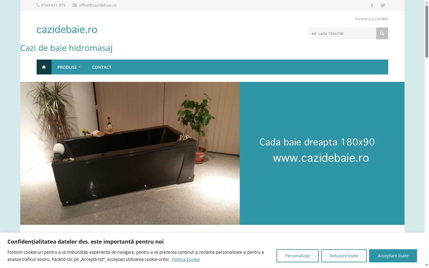 Snímka obrazovky banera súhlasu zobrazeného pred akoukoľvek interakciou