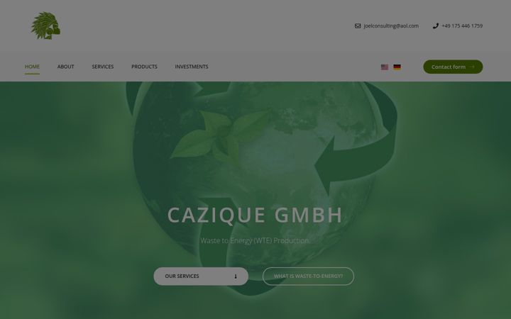 Screenshot of cazique.de