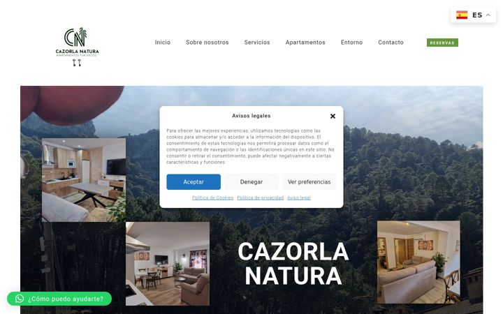 Screenshot of cazorlanatura.com