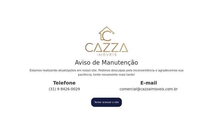 Screenshot of cazzaimoveis.com.br