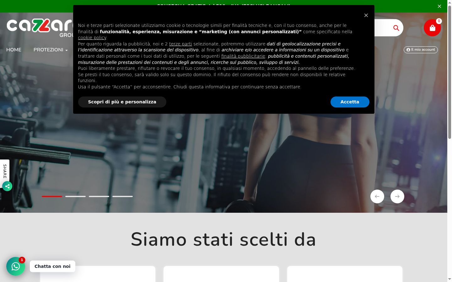 Snímek obrazovky baneru souhlasu zobrazeného před jakoukoli interakcí