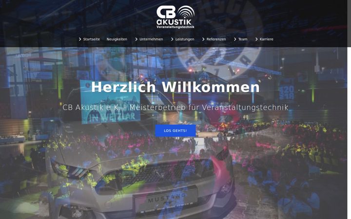 Screenshot von cb-akustik.de