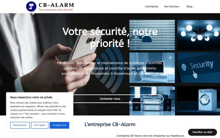 Screenshot of cb-alarm.fr