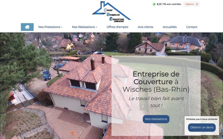 Screenshot of cb-couverture-67.fr