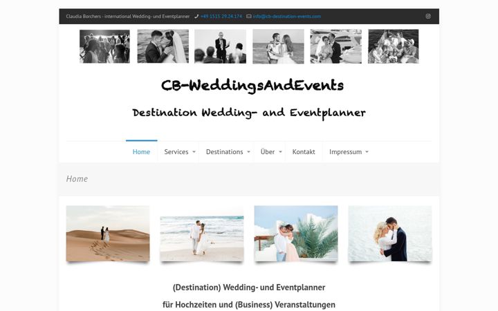 Screenshot of cb-destination-events.com