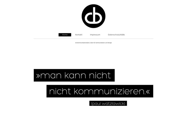 Screenshot of cb-kommunikationsbuero.de