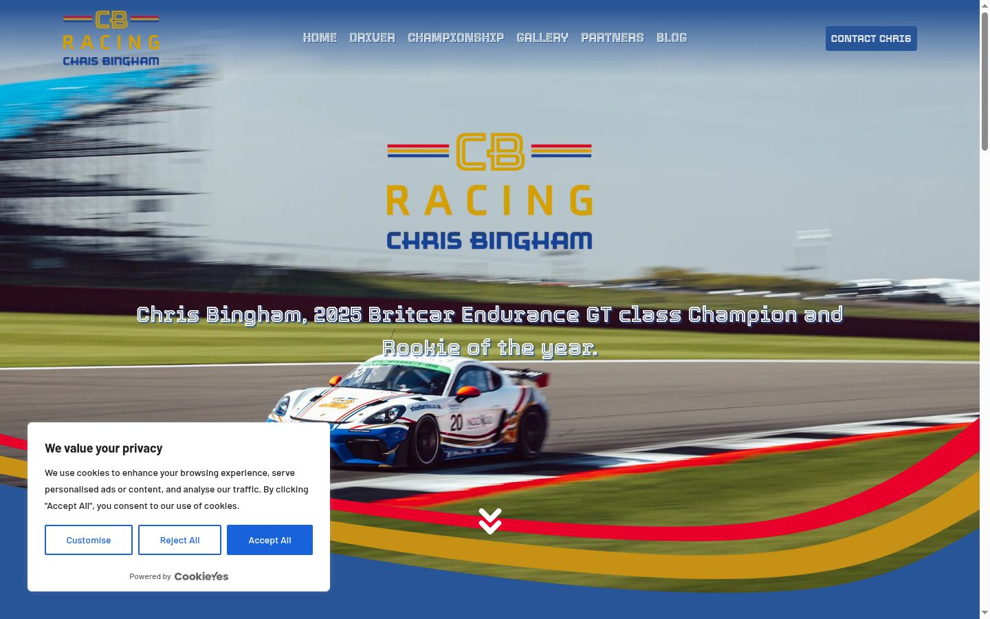 Screenshot tal-banner tal-kunsens muri qabel kwalunkwe interazzjoni