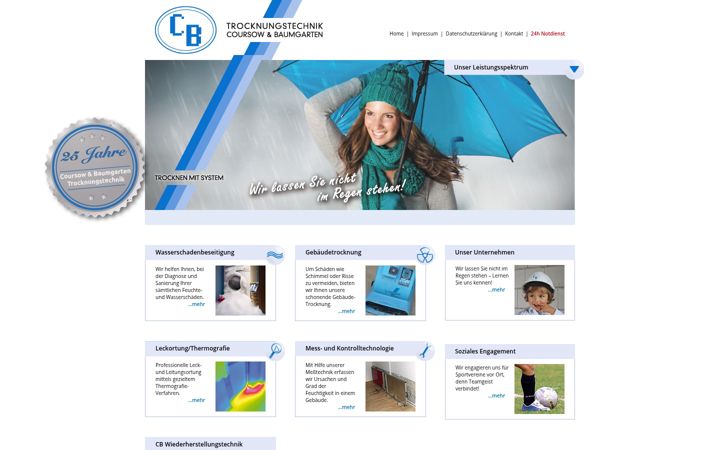 Screenshot of cb-trocknungstechnik.de