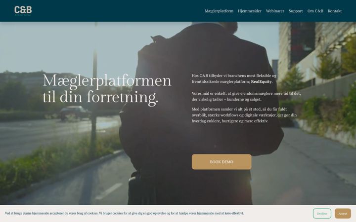 Screenshot of cb.dk