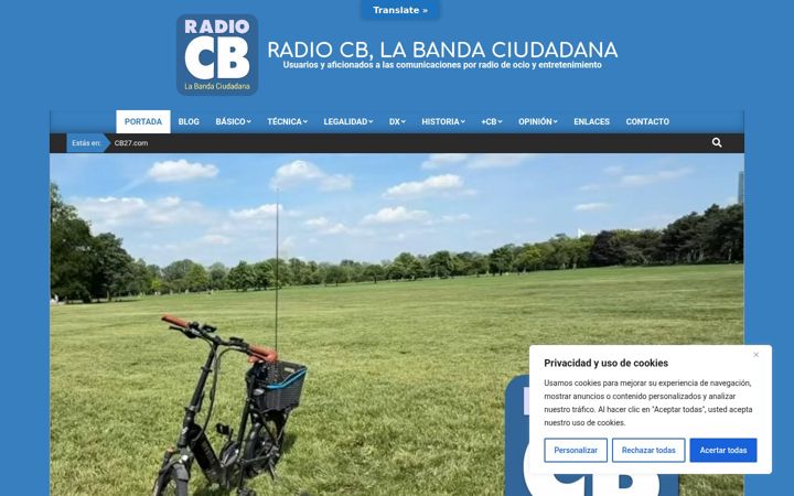 Screenshot of cb27.com