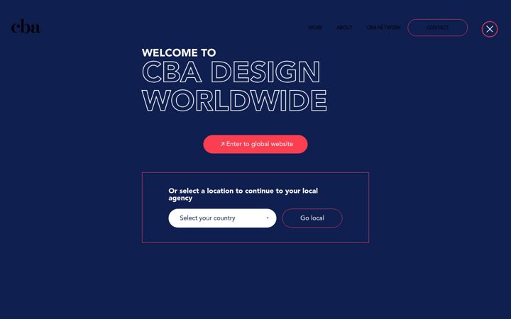 Screenshot of cba-design.com