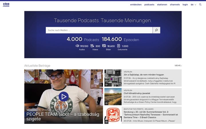 Screenshot ta' cba.media