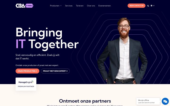 Screenshot of cbabenelux.nl