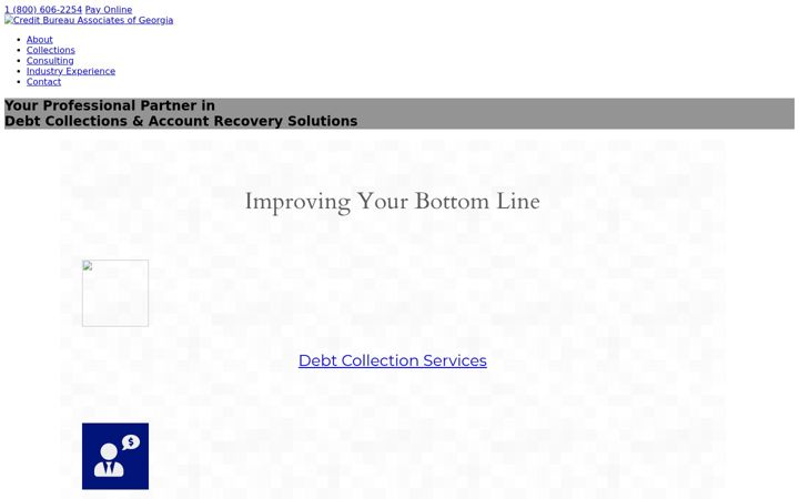 Screenshot of cbacollections.com