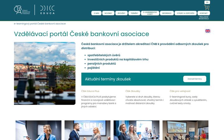 Screenshot of cbaeduca.cz