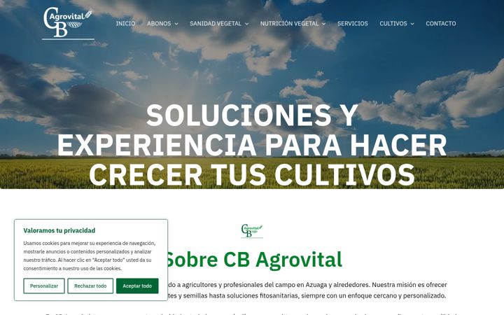 Screenshot of cbagrovital.es