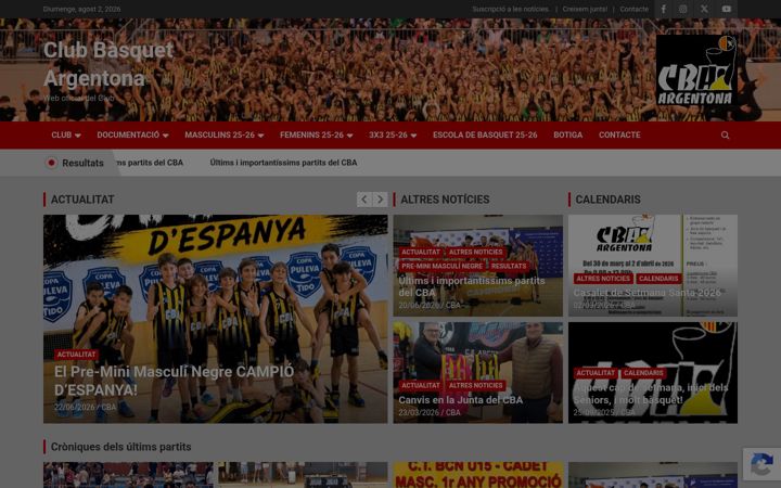 Screenshot of cbargentona.cat