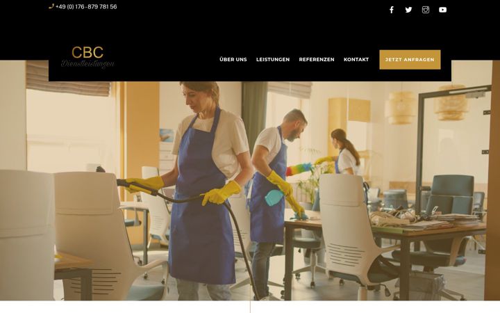 Screenshot of cbc-dienstleistungen.de