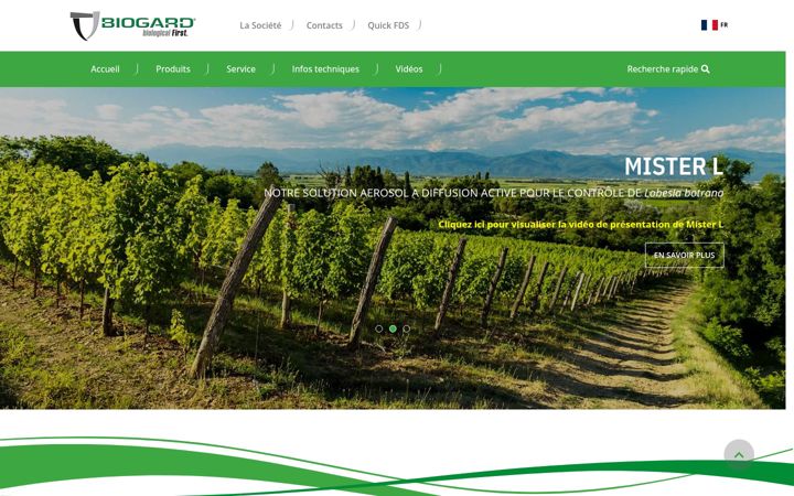 Ekrano kopija cbcbiogard.fr