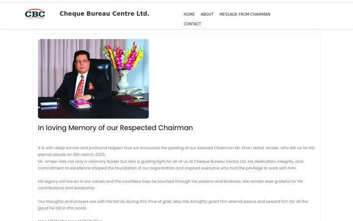 Screenshot of cbcl.biz