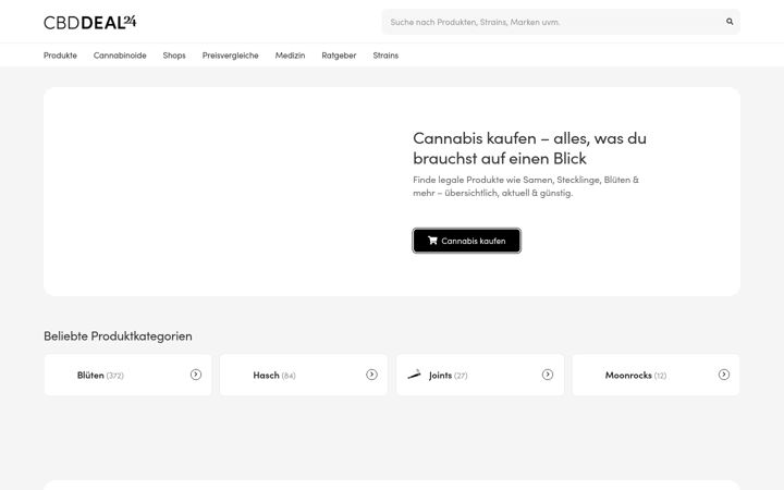 Screenshot of cbd-deal24.de