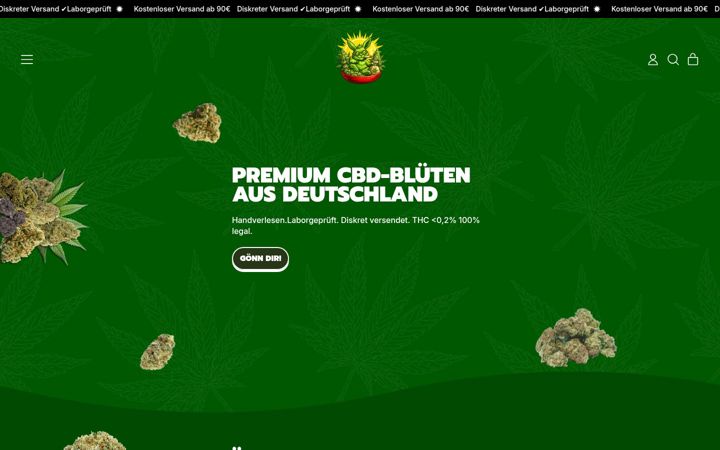 Screenshot of cbd-hase.de