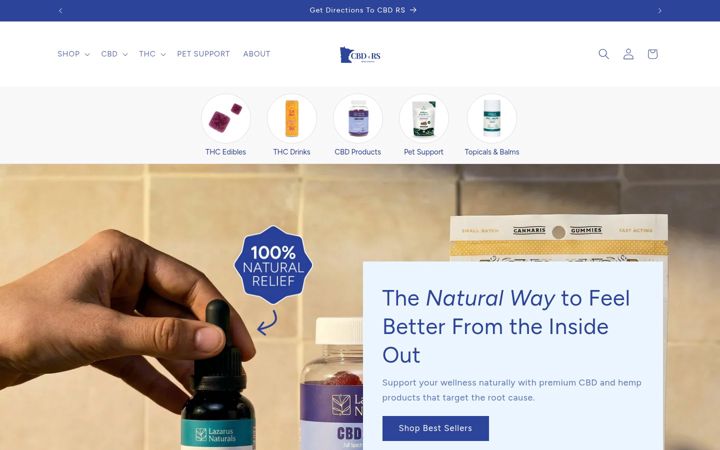 Screenshot of cbd-rs.com